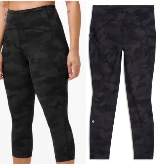 Lululemon camouflage high rise  Swift Speed HR 21” Tights Cropped pant… - Picture 4 of 16